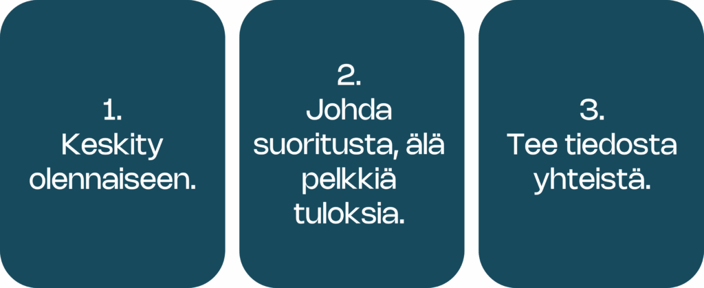 Tiedolla johtamisen periaatteet